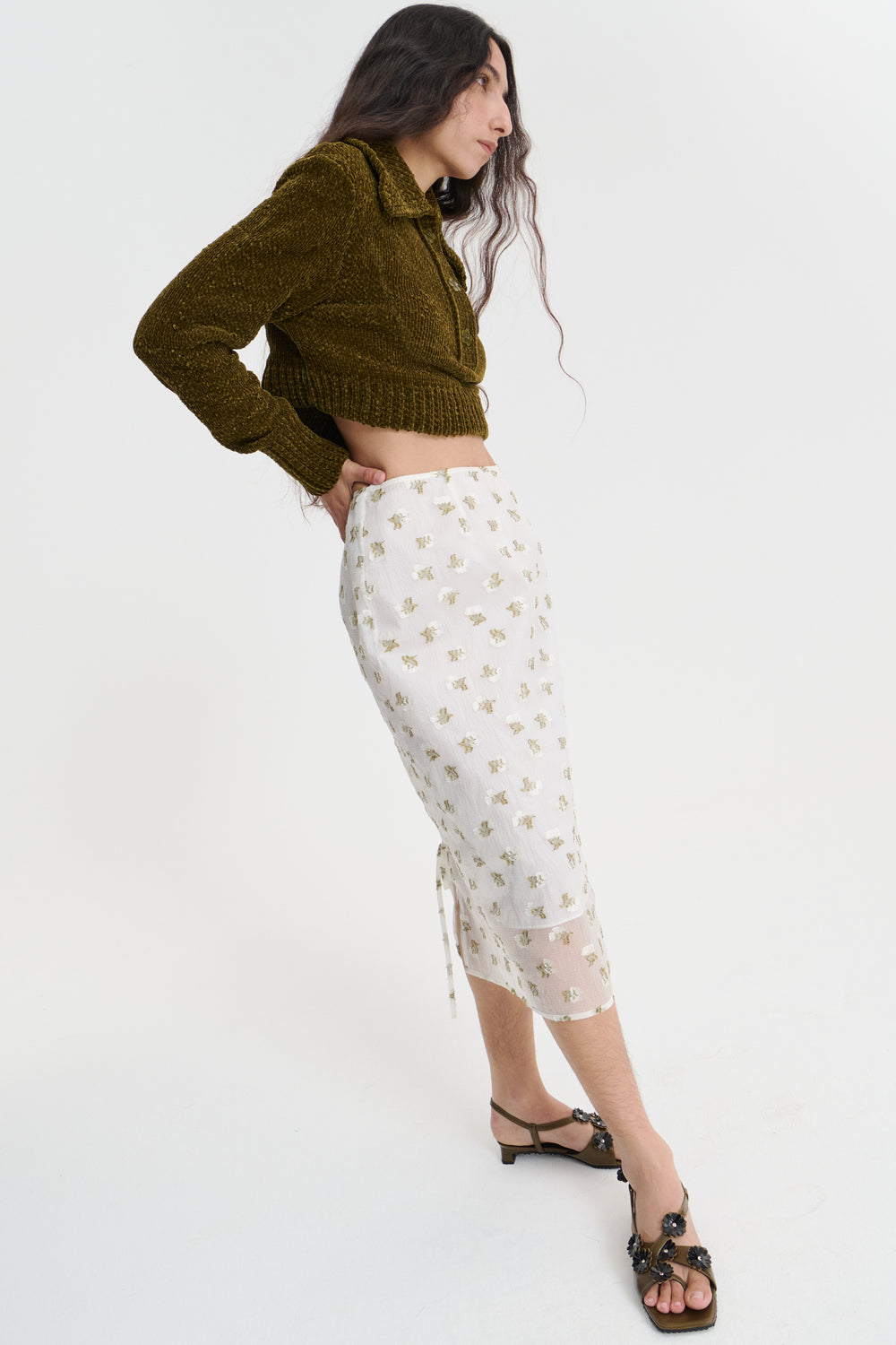 CALLA | JUMPER | VELVET OLIVE GREEN