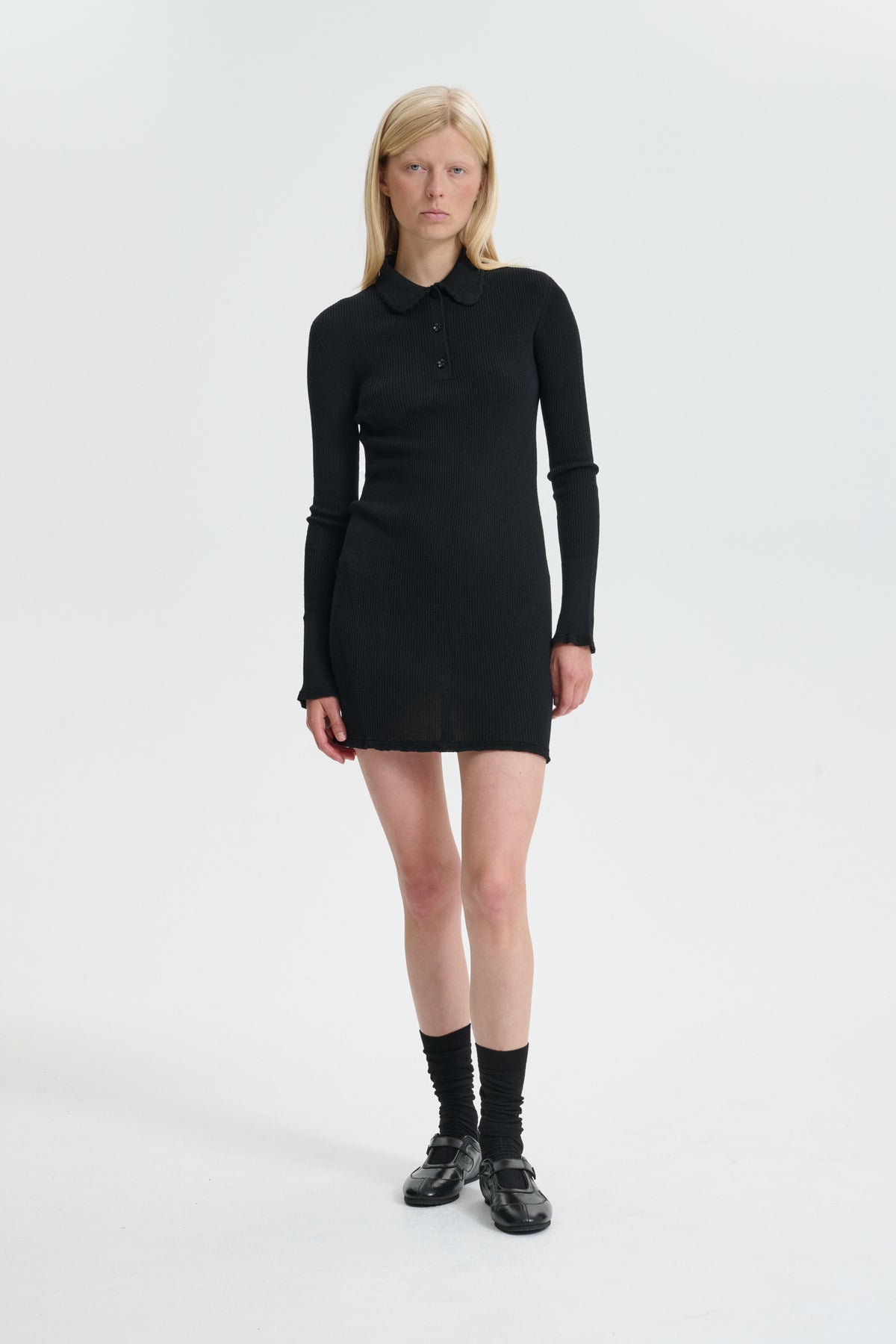 CBBOTKA | DRESS SUMMER MERINO KNIT BLACK