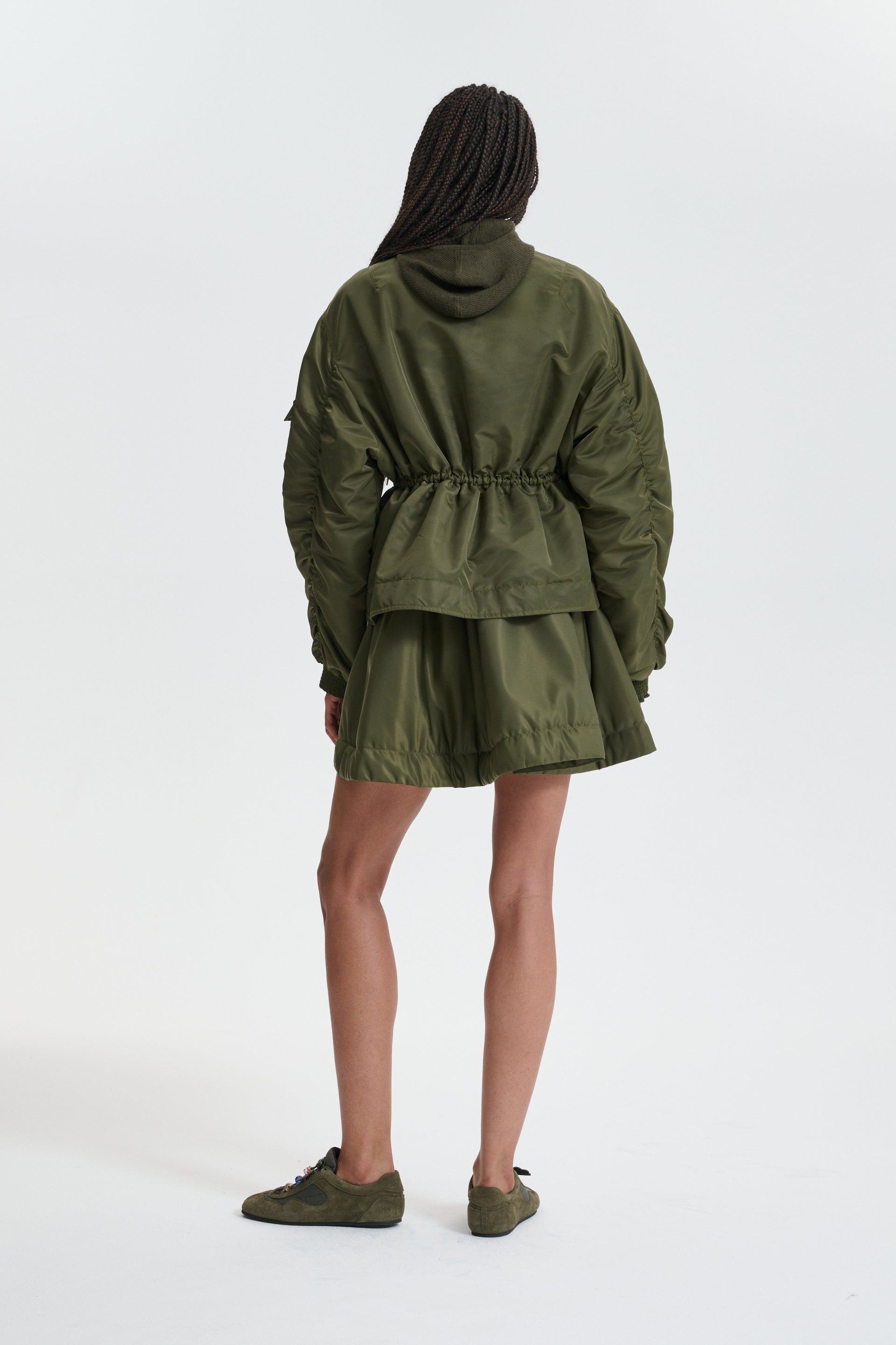 CBBIRDIE | JACKET TECHNICAL NYLON OLIVE