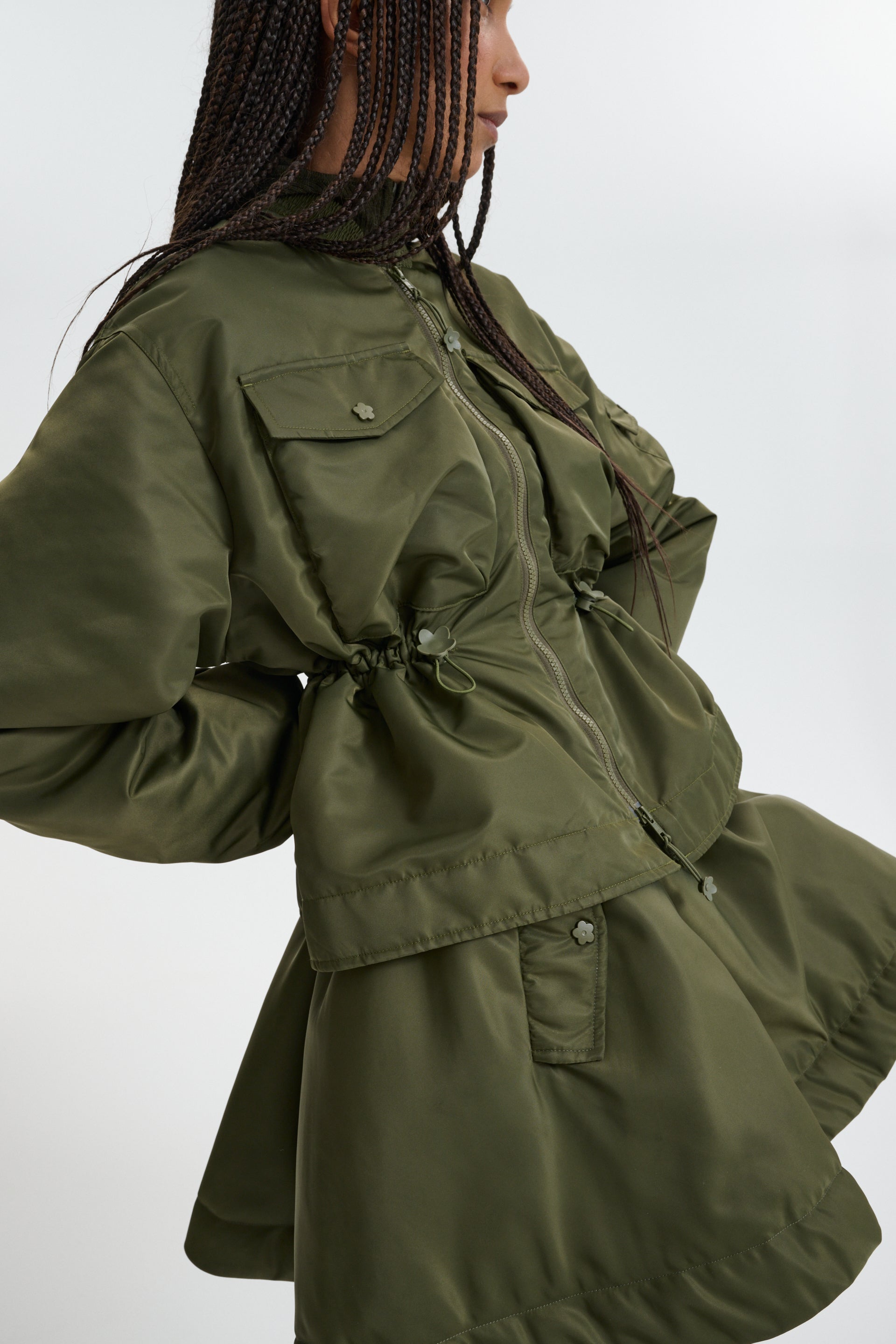 CBBIRDIE | JACKET TECHNICAL NYLON OLIVE