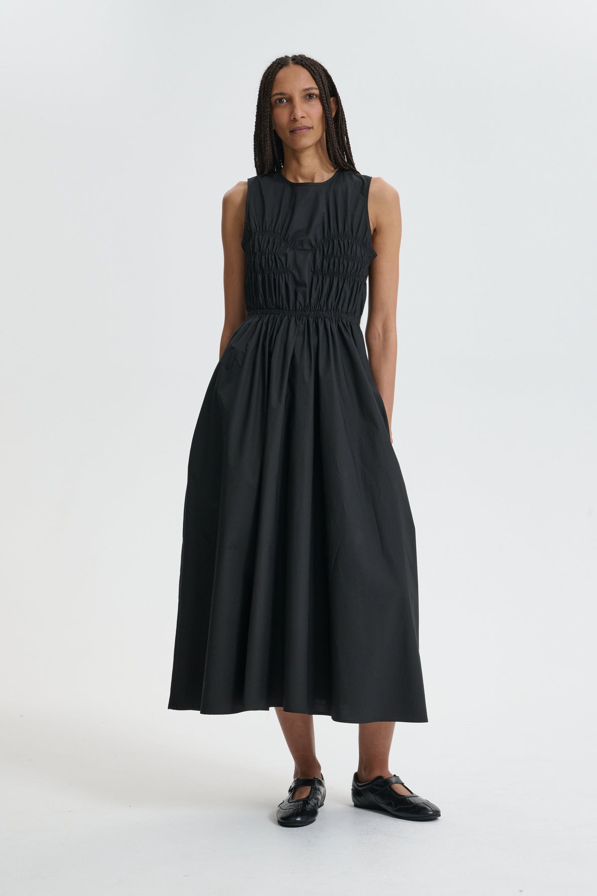 CBCHRISTY | DRESS COTTON BLACK