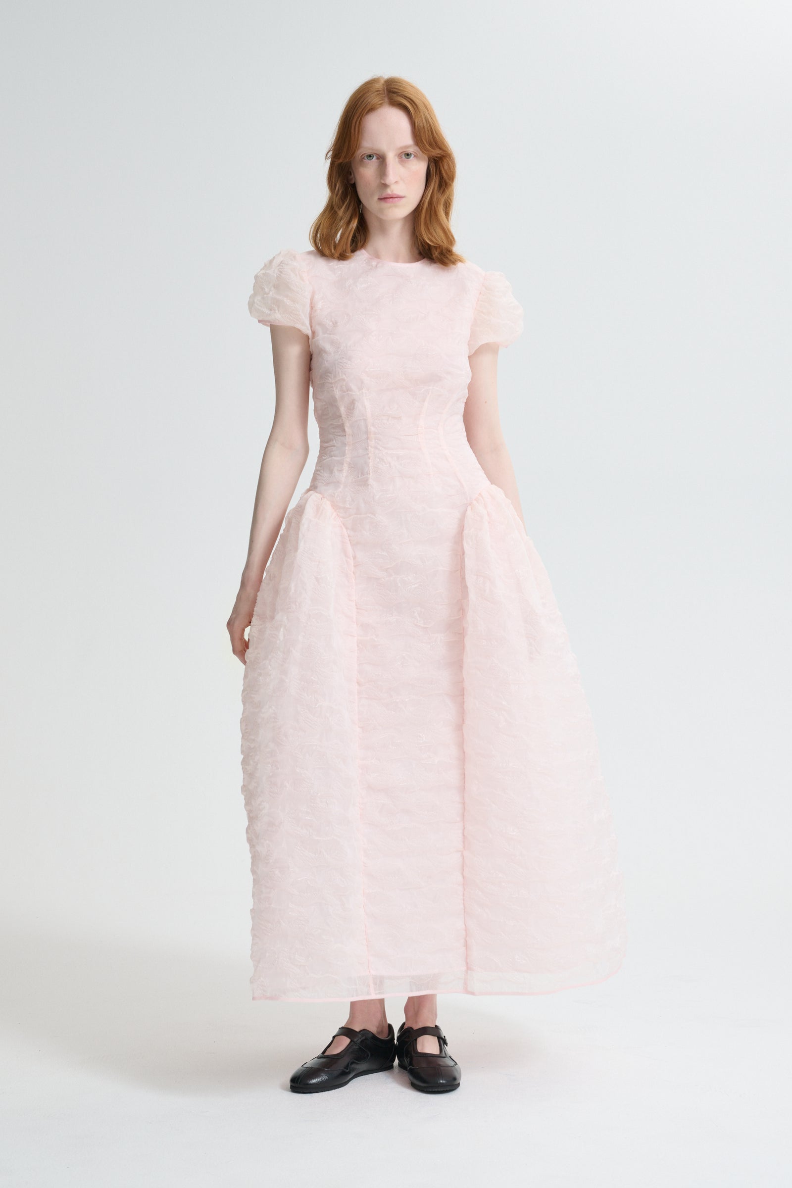 CBCLEOPATRA | DRESS PLUMERIA MATELASSÉ LIGHT PINK