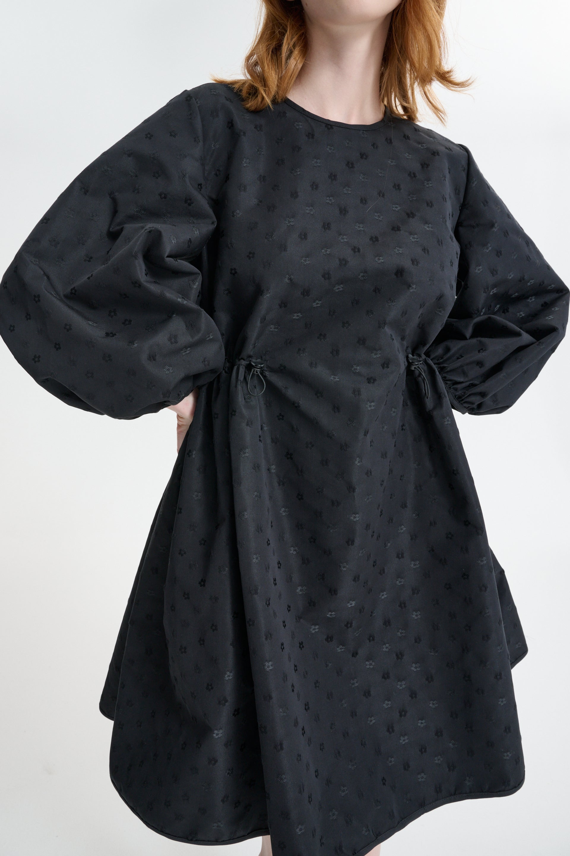 CBCLO | DRESS IRIS JACCQUARD BLACK
