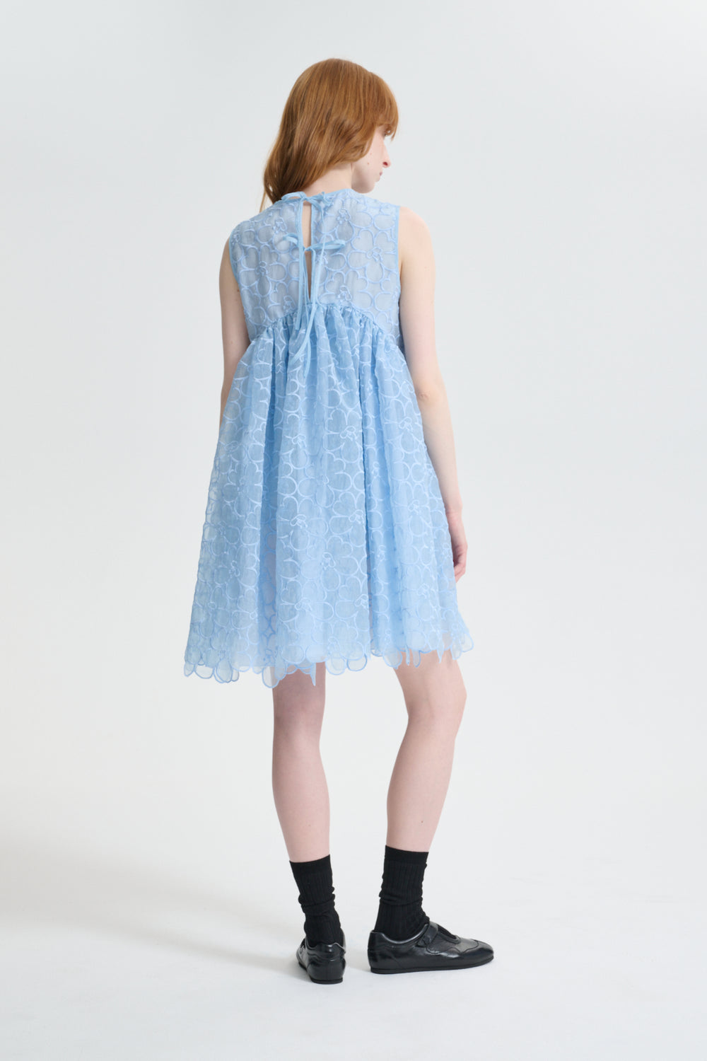 CBCHARLOTTA | DRESS FELICIA EMBROIDERY LIGHT BLUE
