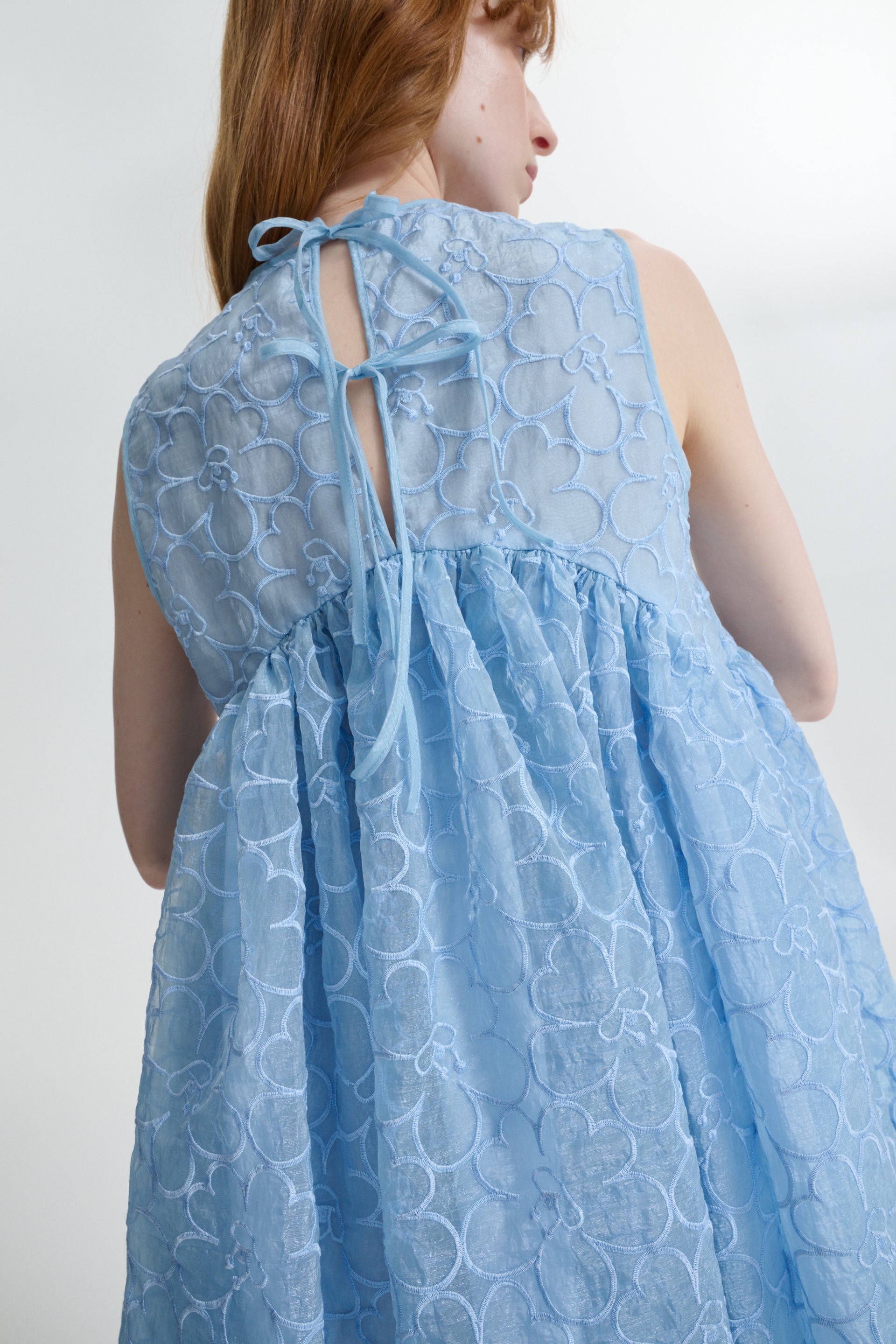 CBCHARLOTTA | DRESS FELICIA EMBROIDERY LIGHT BLUE