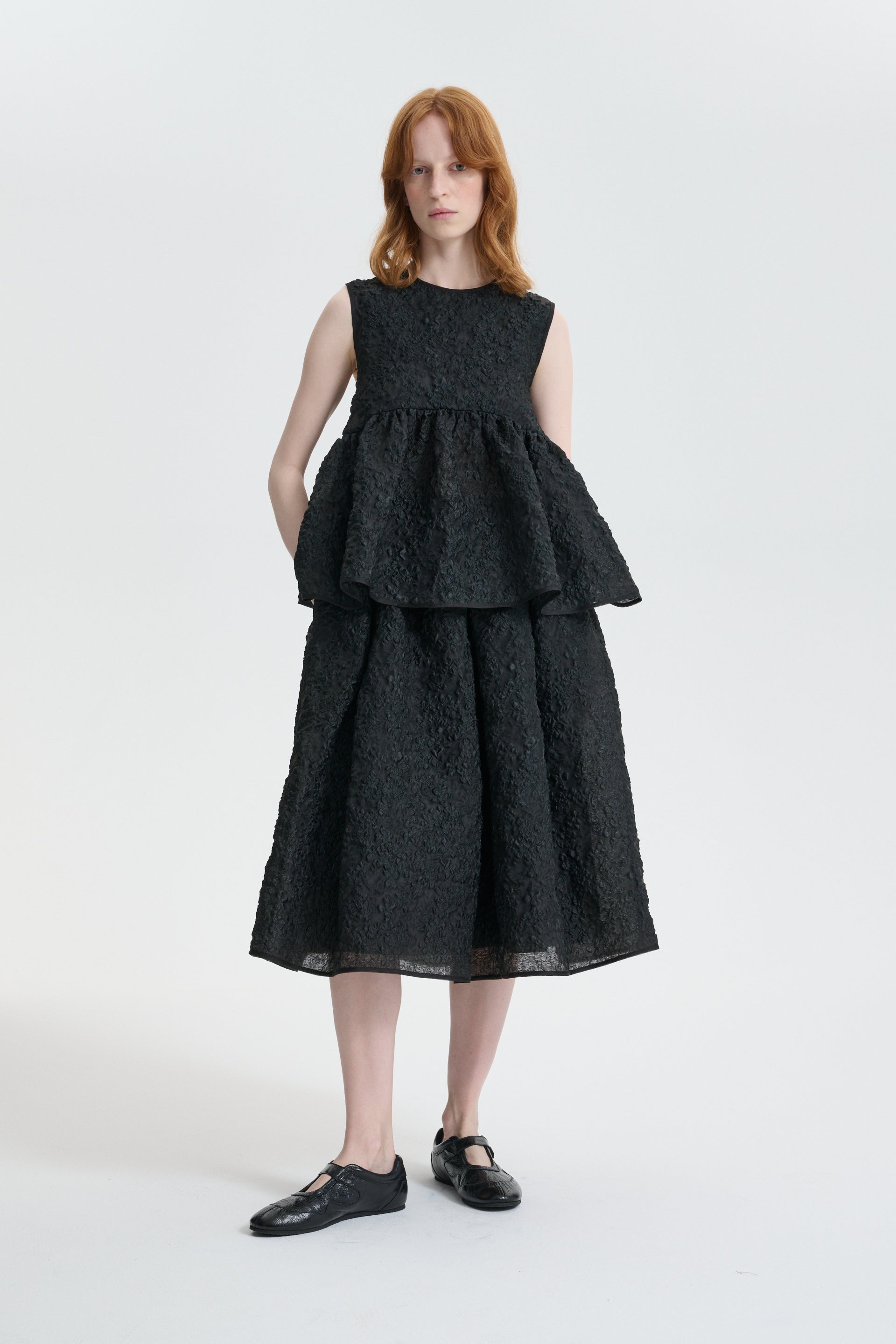 CBCORA | TOP GRASMERE MATELASSÉ BLACK
