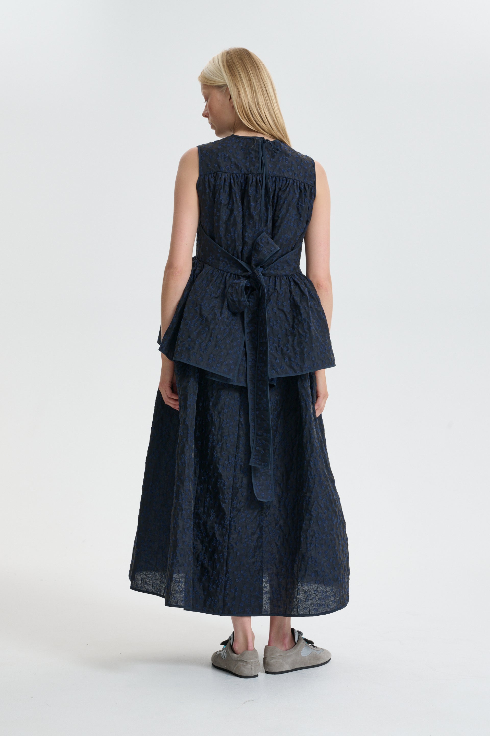 CBEA | TOP MARGUERITTE CLOQUÉ NAVY