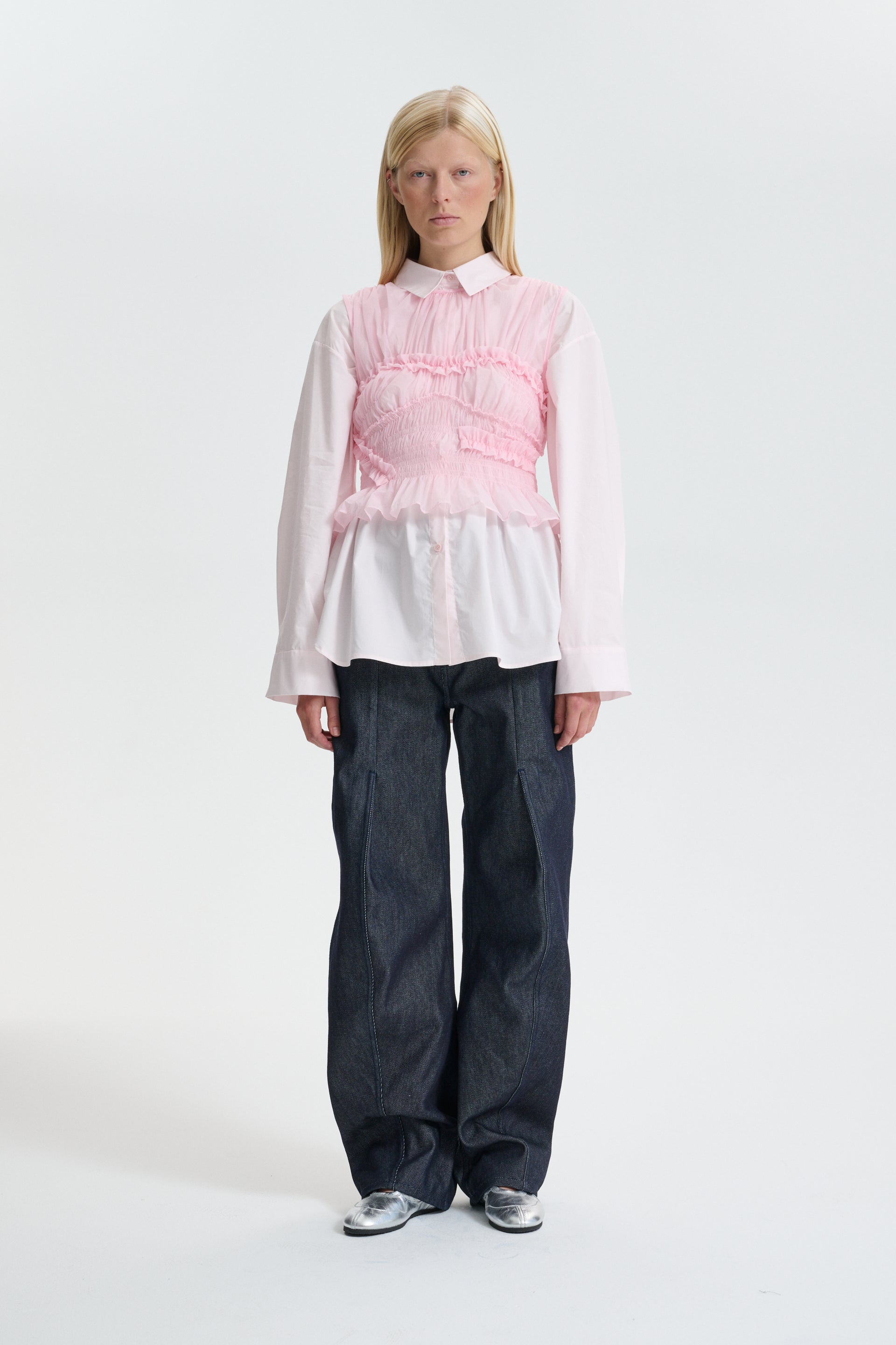 CBUPHI | TOP SHEER RIPSTOP BLUSH PINK