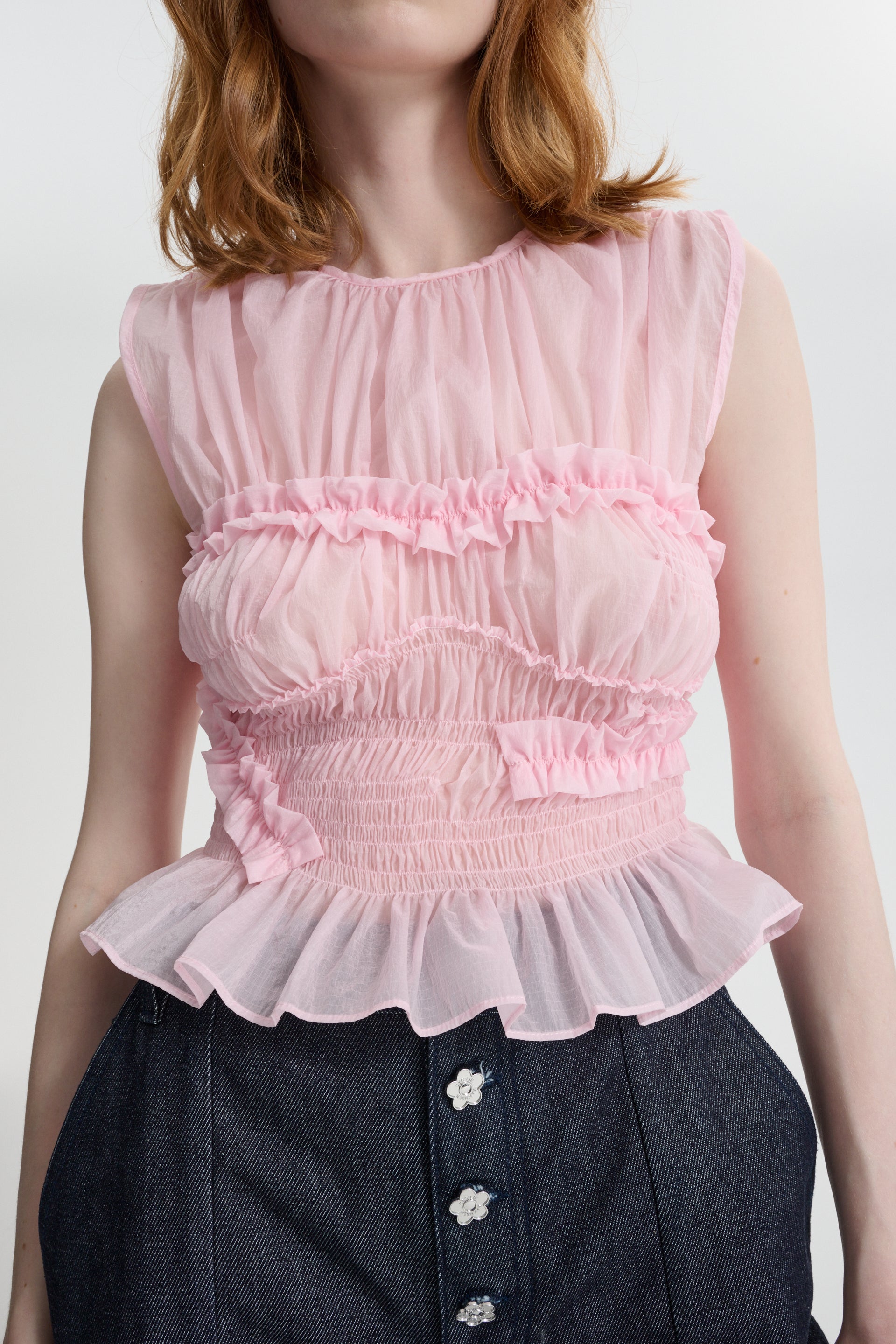 CBUPHI | TOP SHEER RIPSTOP BLUSH PINK