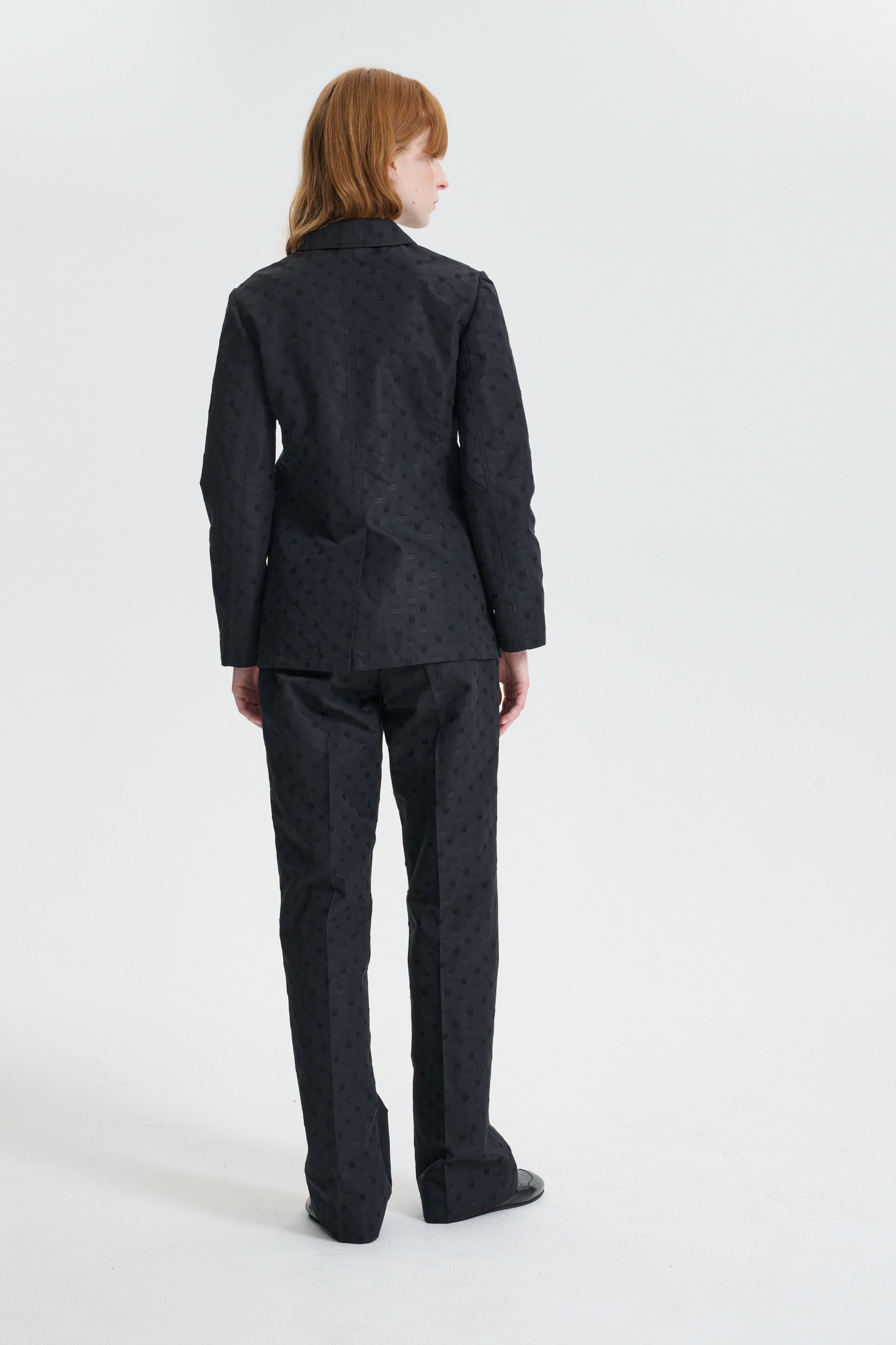 CBKARINA | BLAZER IRIS JACCQUARD BLACK