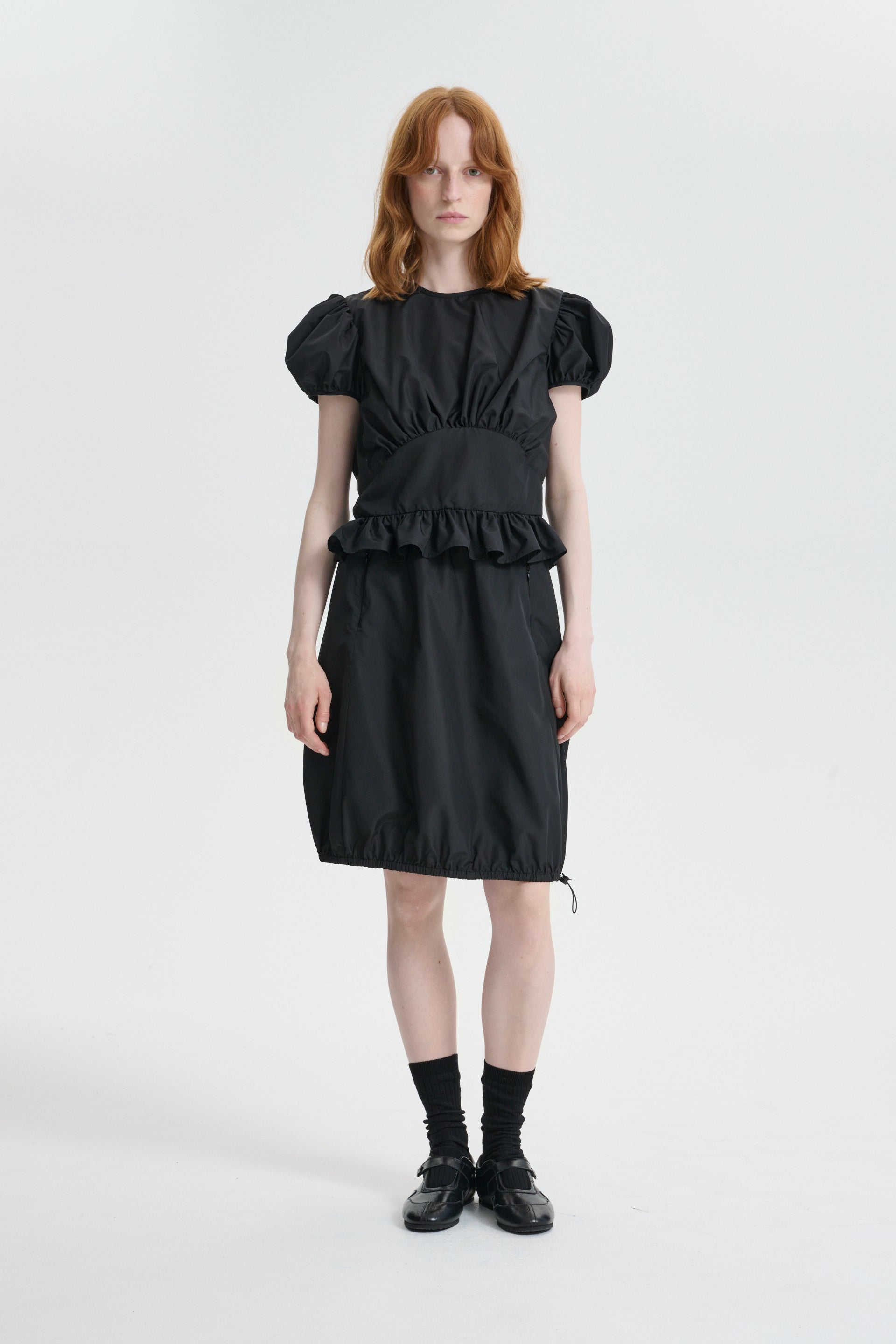 CBCHANCE | SKIRT RECYCLED FAILLE BLACK