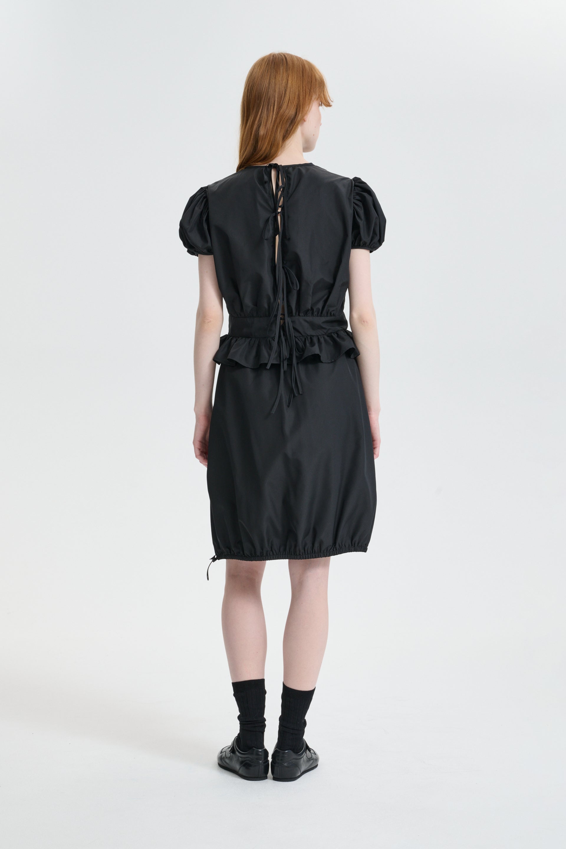 CBCHANCE | SKIRT RECYCLED FAILLE BLACK