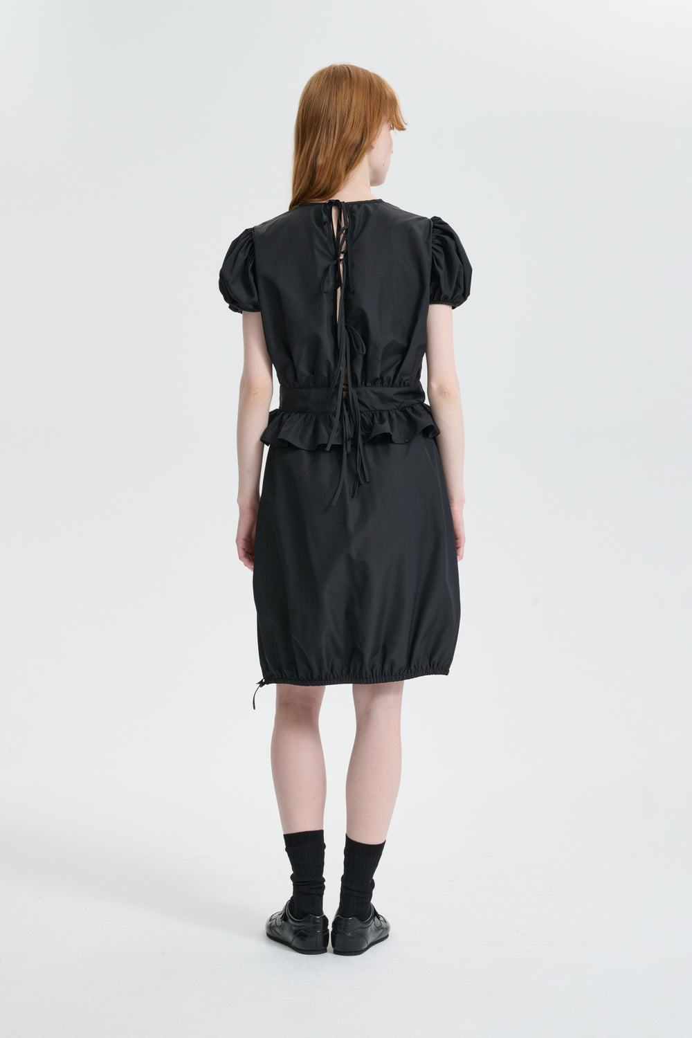 CBCHANCE | SKIRT RECYCLED FAILLE BLACK
