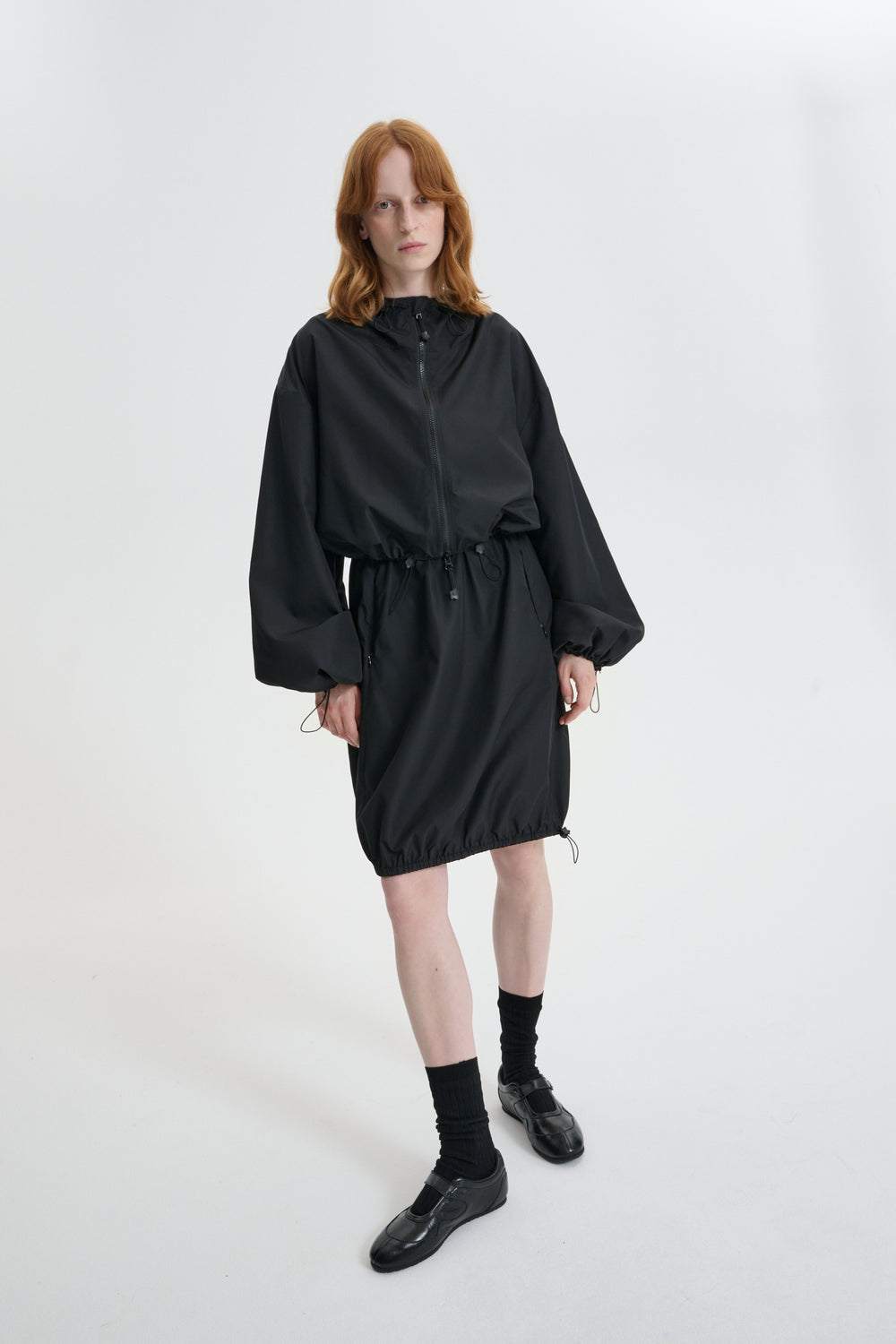 CBCHANCE | SKIRT RECYCLED FAILLE BLACK