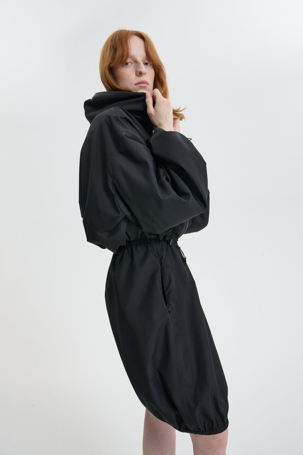 CBCHANCE | SKIRT RECYCLED FAILLE BLACK