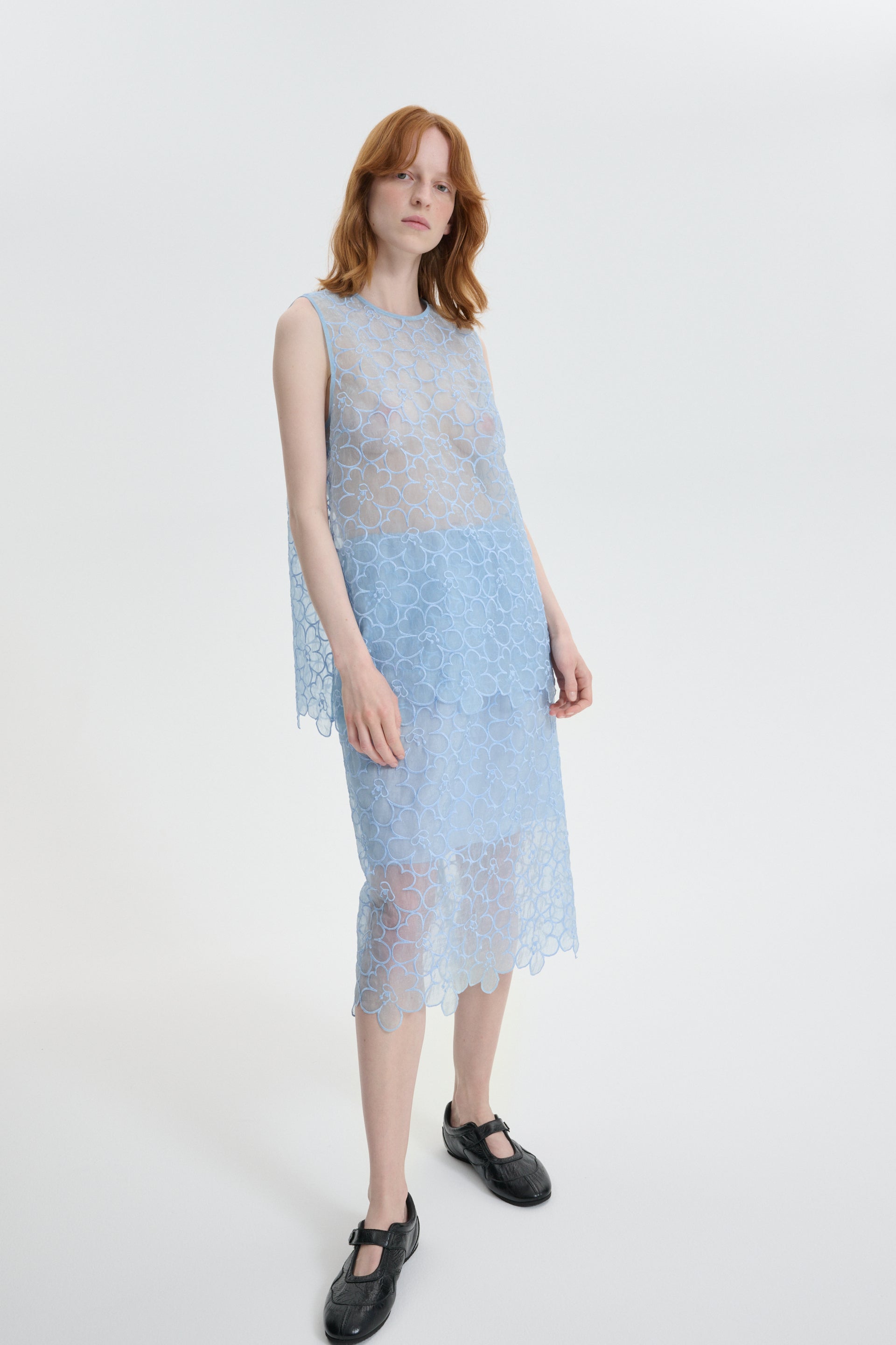 CBBRIA | SKIRT FELICIA EMBROIDERY LIGHT BLUE