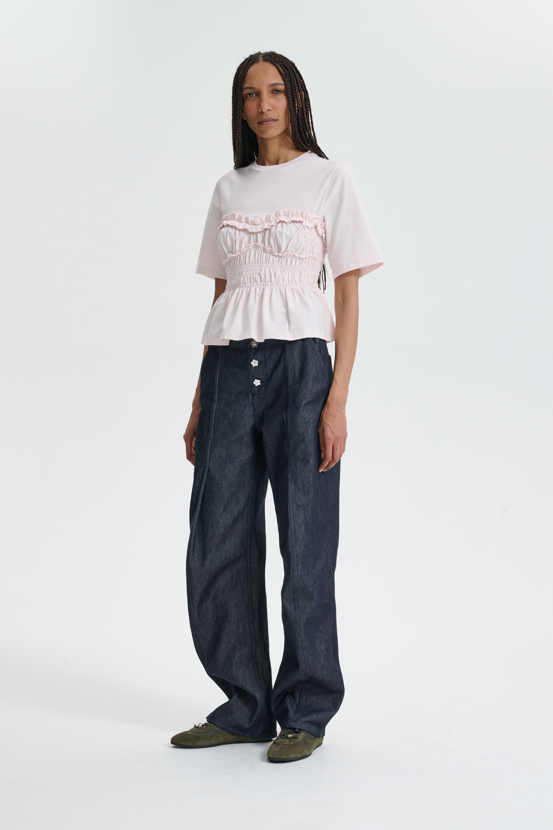 CBVILDE | T-SHIRT JERSEY LIGHT PINK