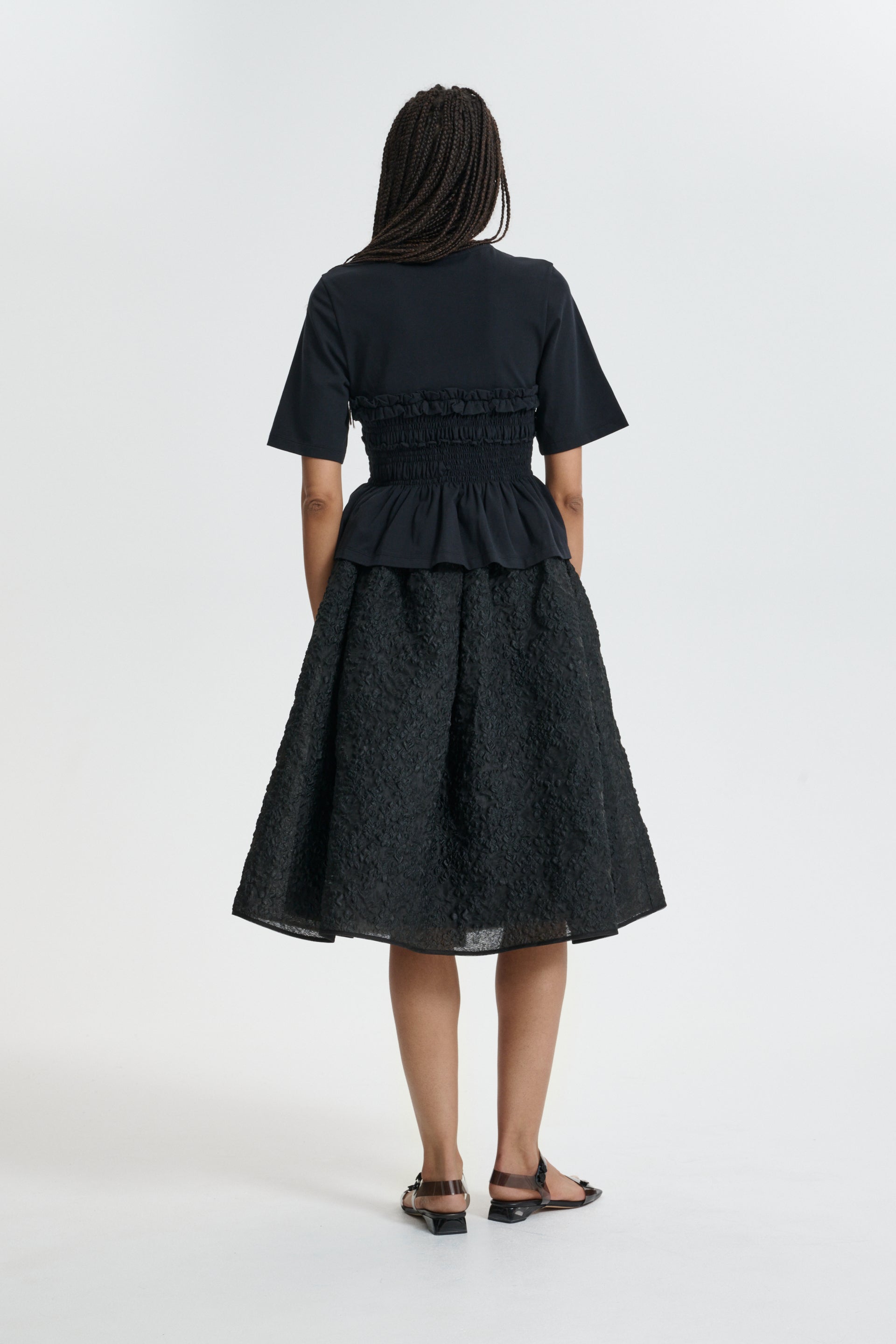 CBVILDE | T-SHIRT JERSEY BLACK