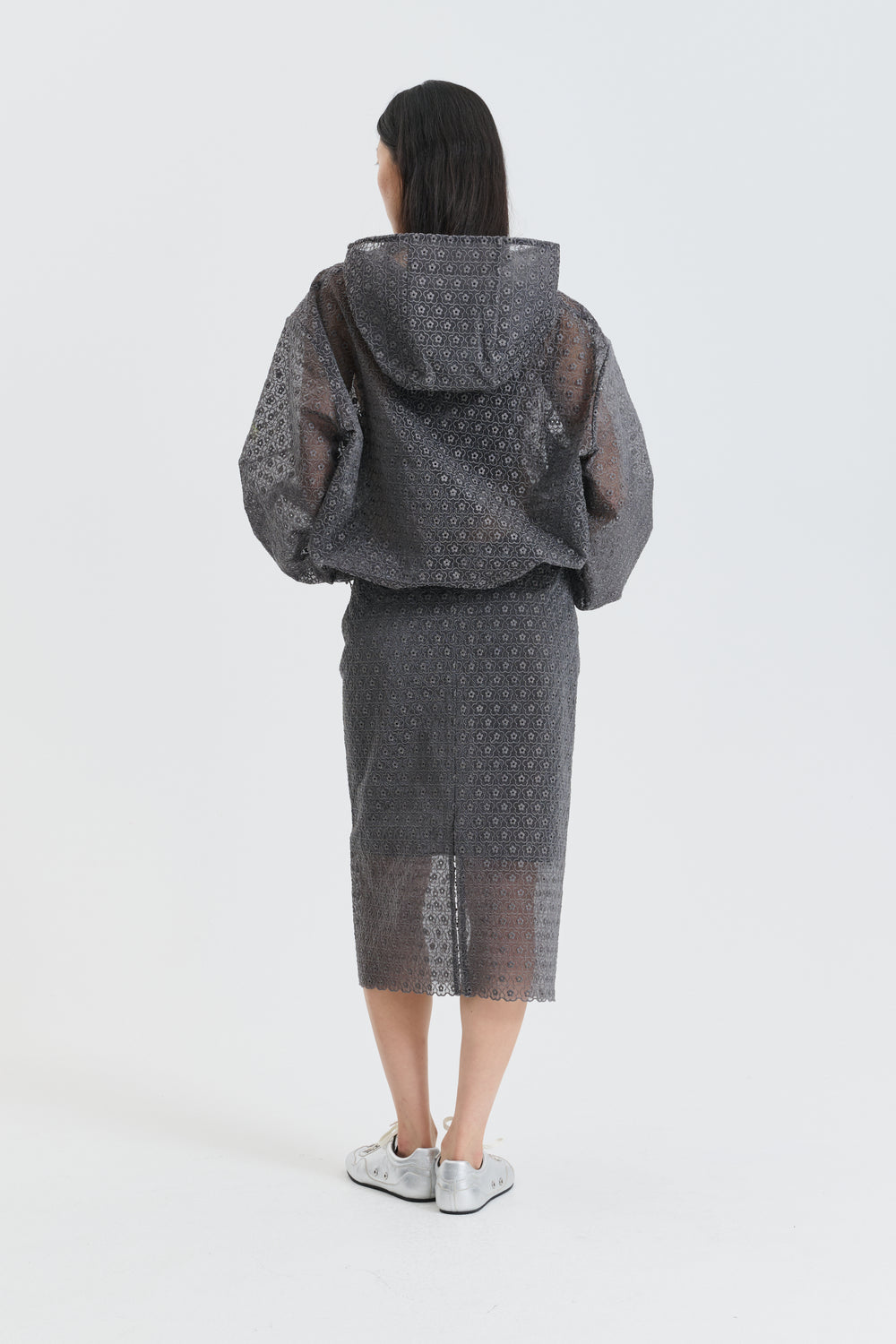 CBBRIA | SKIRT MEADOW EMBROIDERY GREY