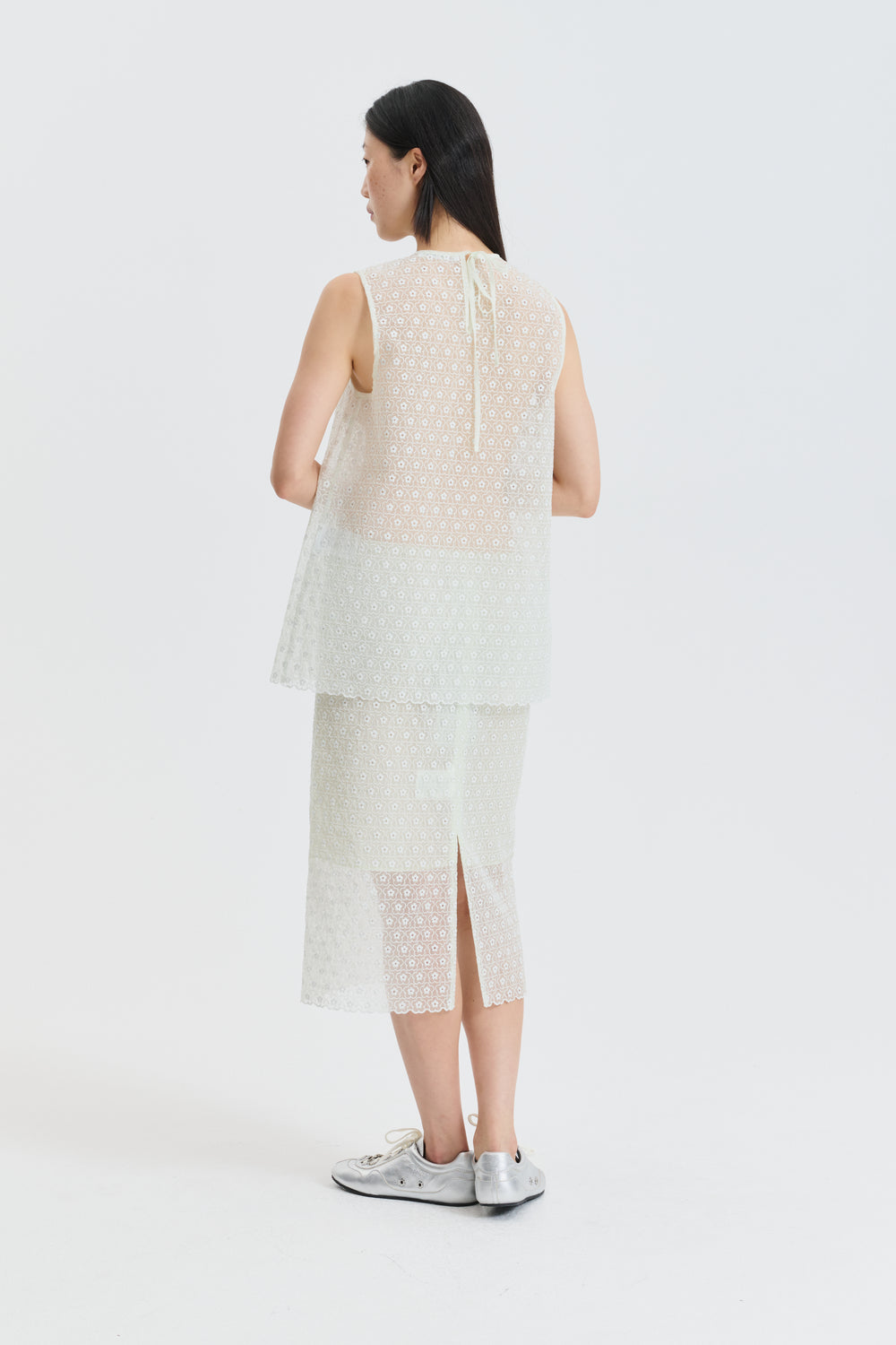 CBCERISE | TOP MEADOW EMBROIDERY MINT