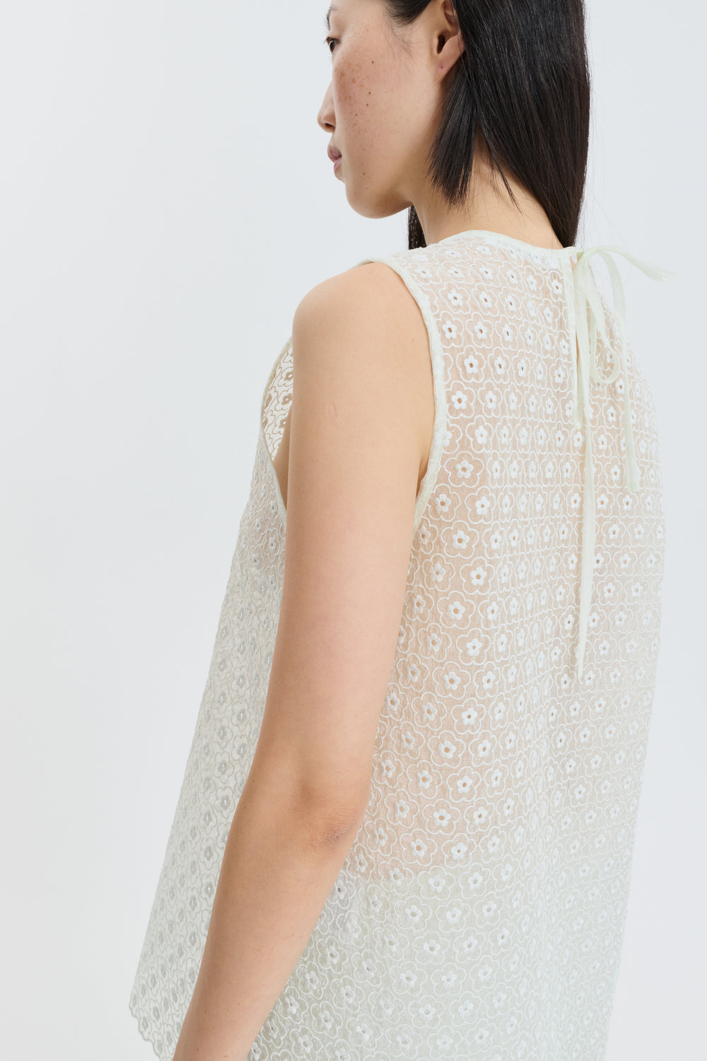 CBCERISE | TOP MEADOW EMBROIDERY MINT