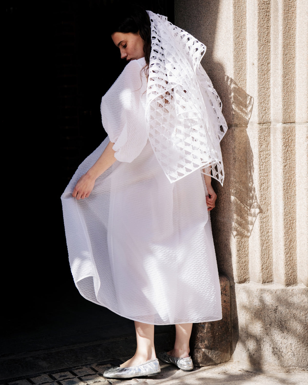 CBDARMEN | DRESS PLUMERIA PETIT WHITE BRIDAL