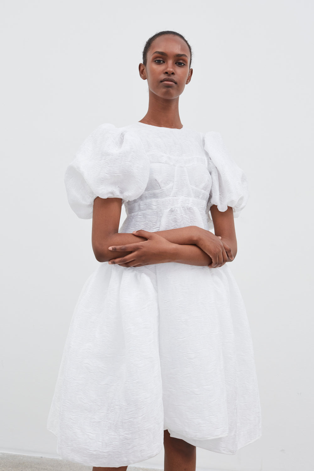 CAITLIN | DRESS DUNES MATELASS… WHITE BRIDAL