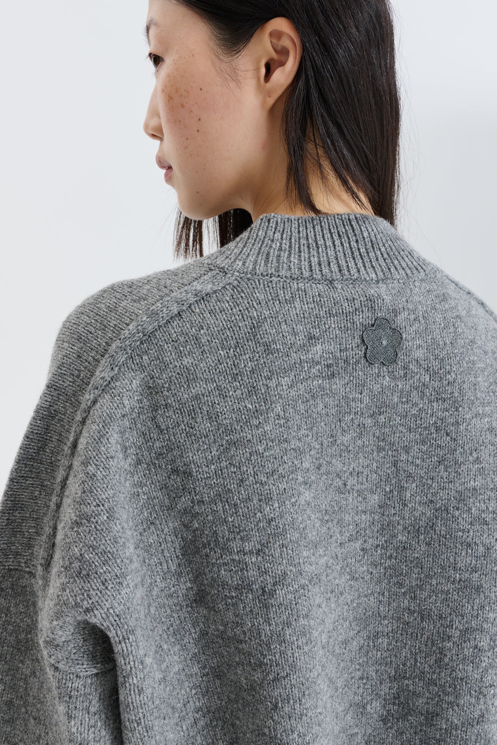 CBFENNE | JUMPER WINTER LAMBSWOOL GREY MELANGE