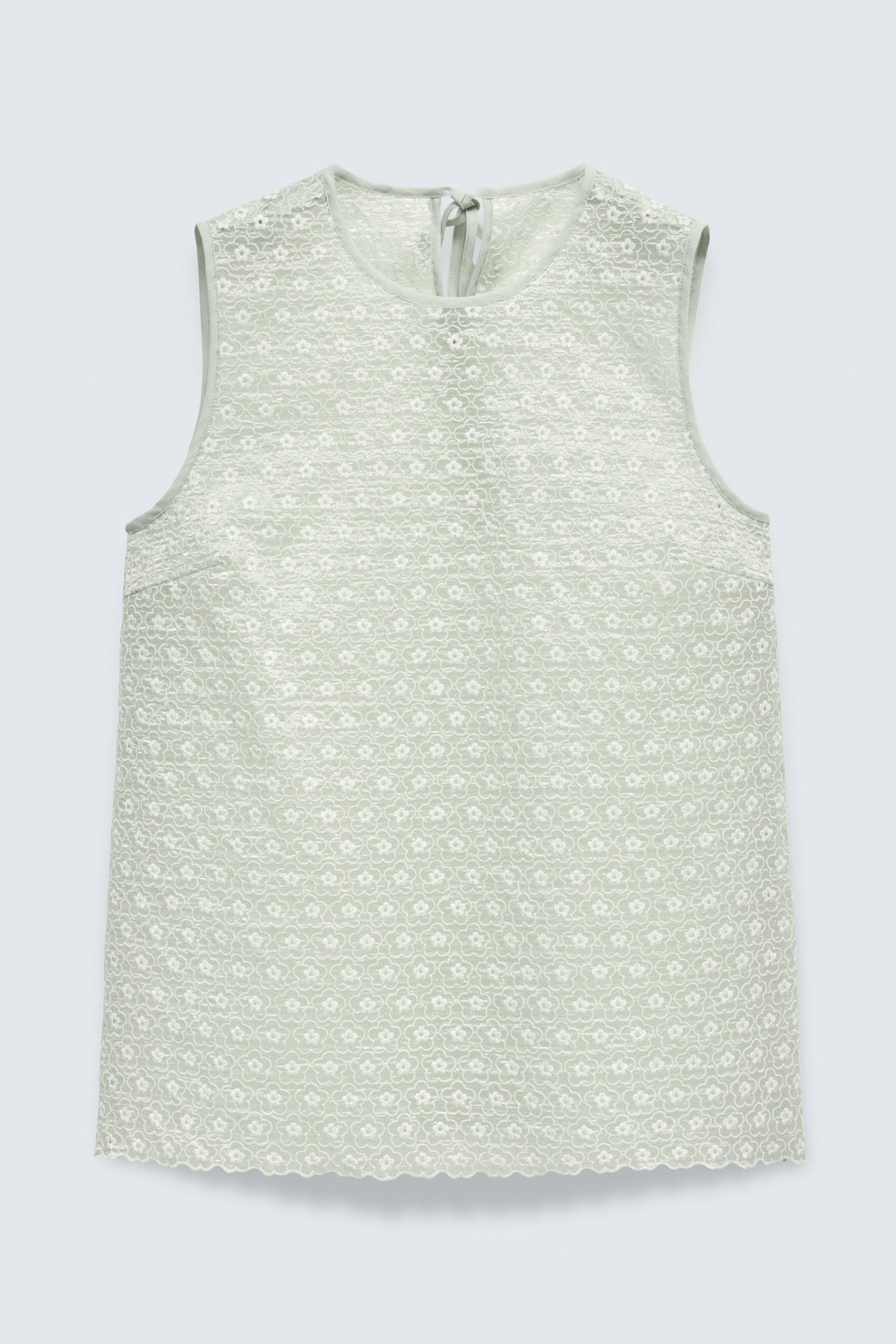 CBCERISE | TOP MEADOW EMBROIDERY MINT