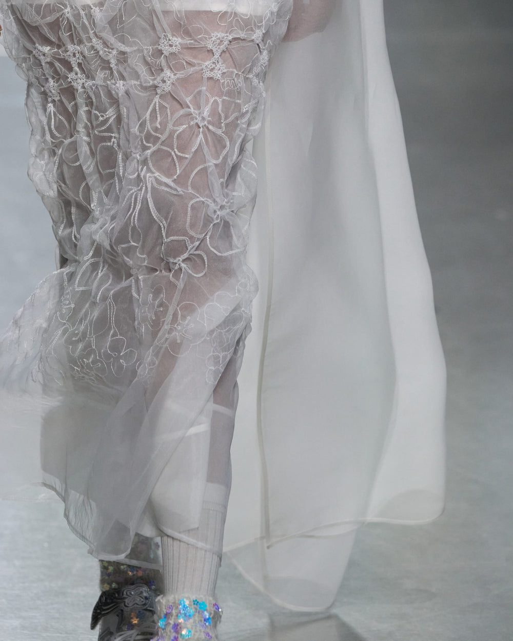 UNIVERSE | SKIRT DENALI EMBROIDERY WHITE
