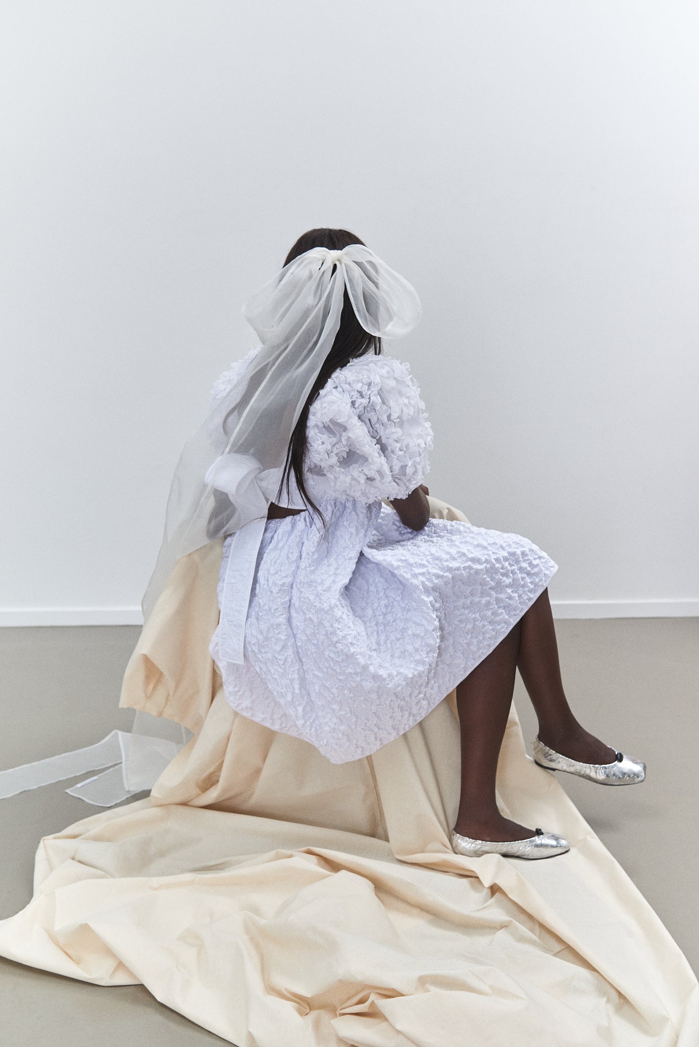 TILDE | PATCH. DRESS ENCORE PATCHWORK WHITE BRIDAL