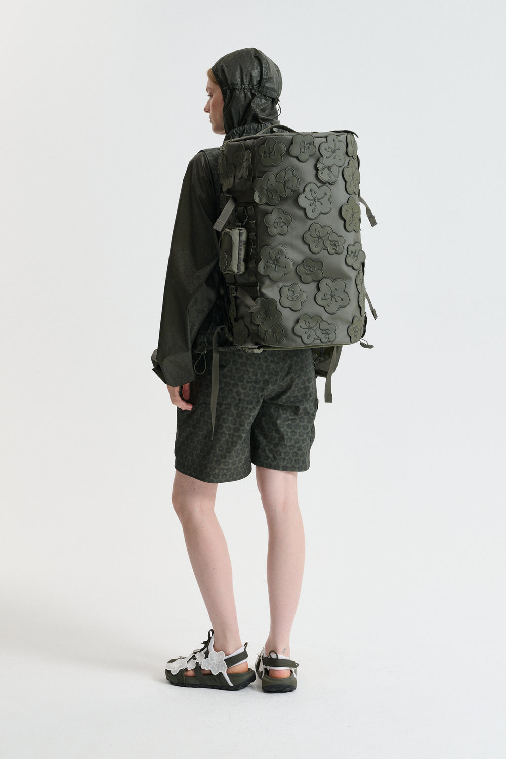 THE NORTH FACE X CECILIE BAHNSEN ANNA BASE CAMP | DUFFEL (S) | POLYESTER FOREST NIGHT GREEN
