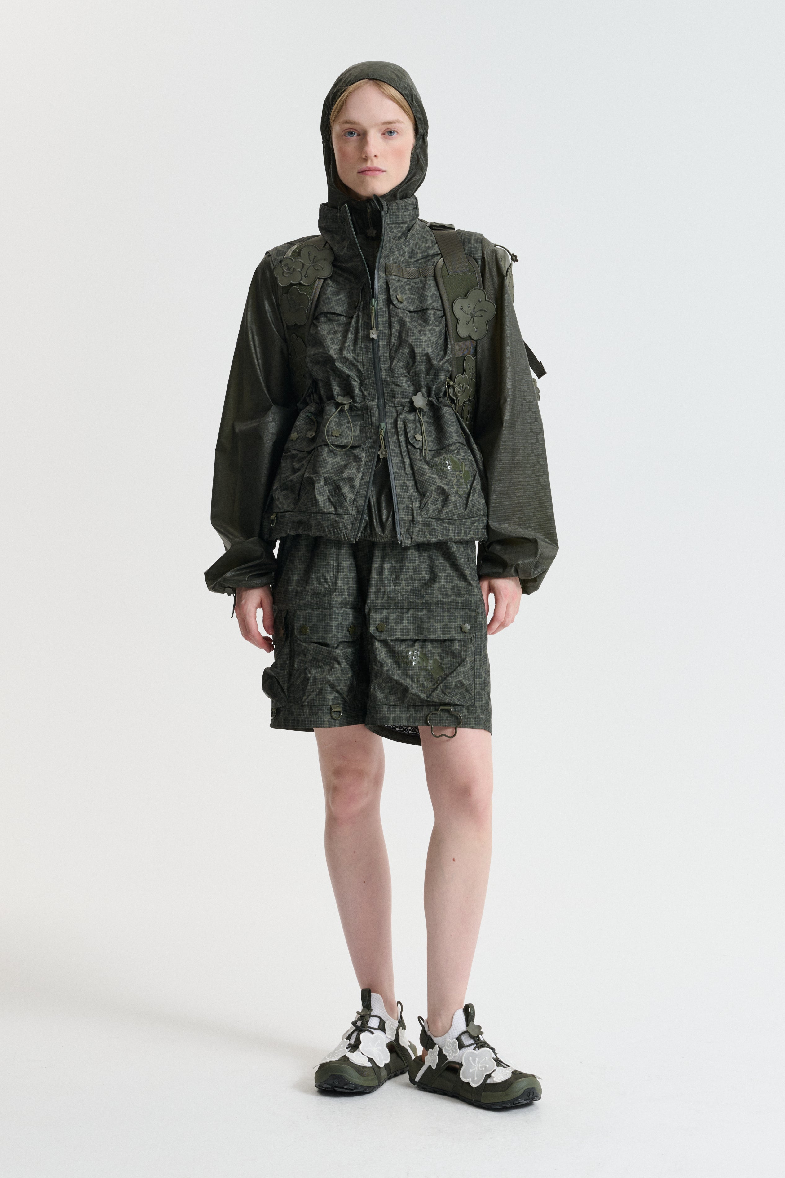 THE NORTH FACE X CECILIE BAHNSEN ANNA BASE CAMP | DUFFEL (S) | POLYESTER FOREST NIGHT GREEN