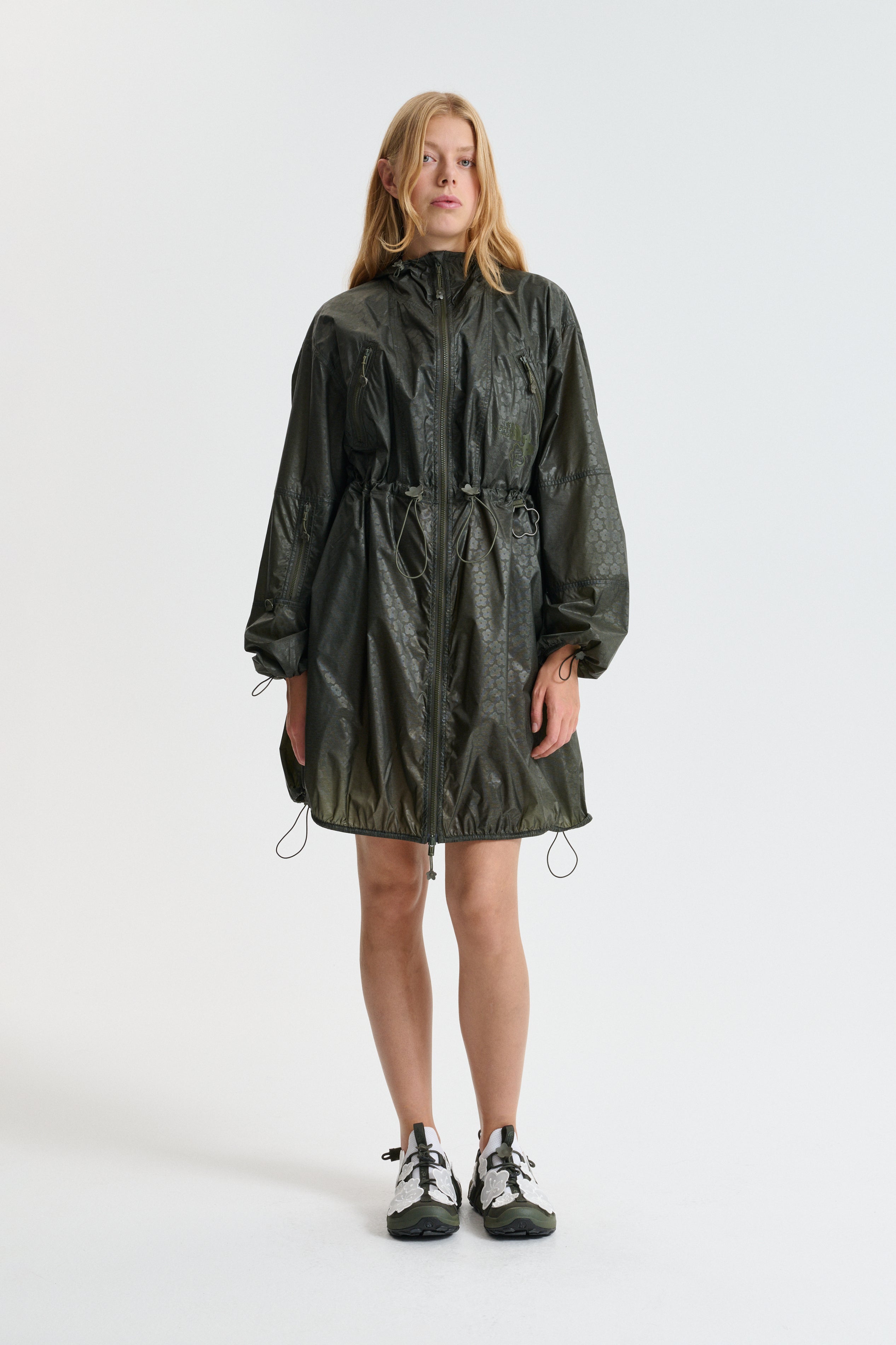 THE NORTH FACE X CECILIE BAHNSEN EMMA LONG MOUNTAIN | JACKET NYLON | FOREST NIGHT GREEN