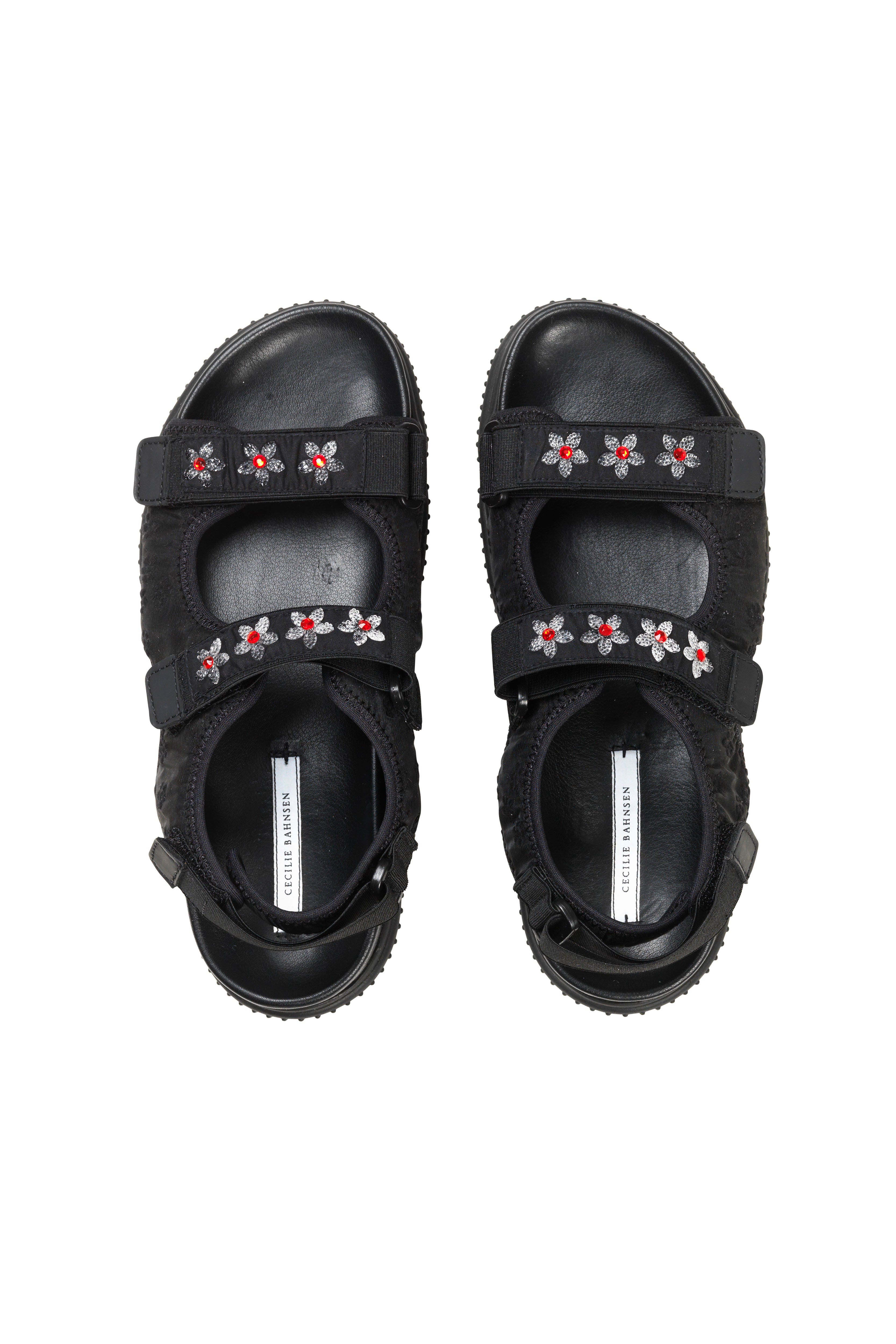 Valeria Sandal Black/Red