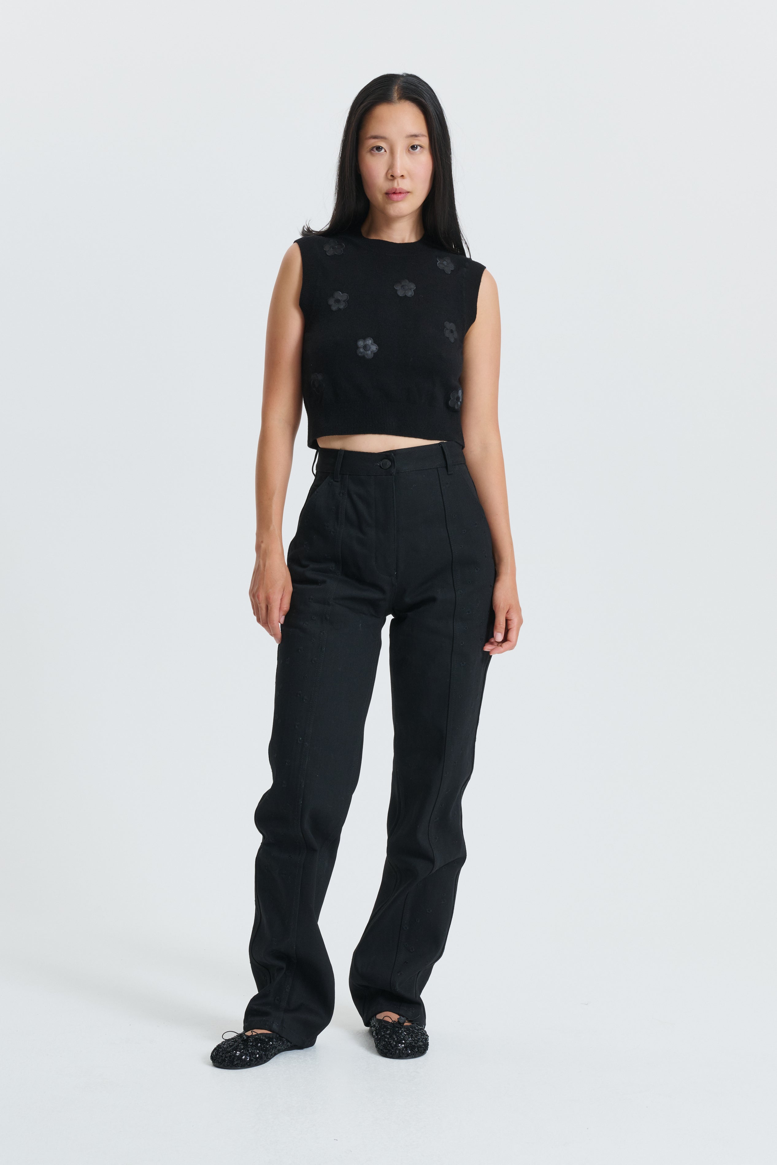 CBDEAN | VEST SUMMER CASHMERE BLACK