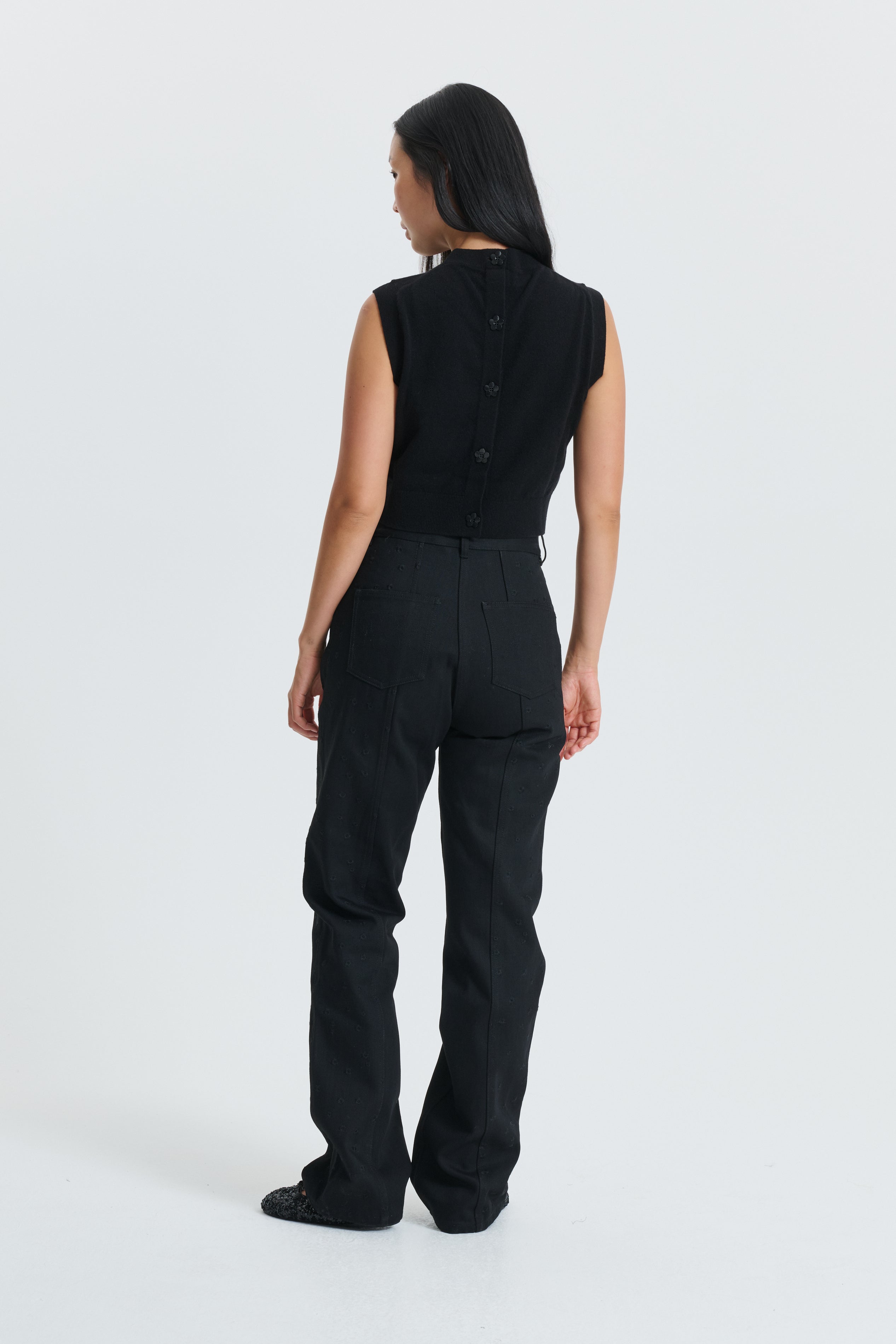 CBDEAN | VEST SUMMER CASHMERE BLACK