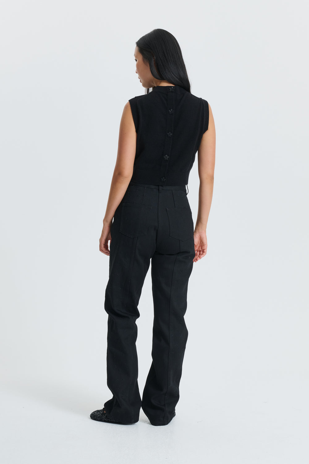 CBDEAN | VEST SUMMER CASHMERE BLACK