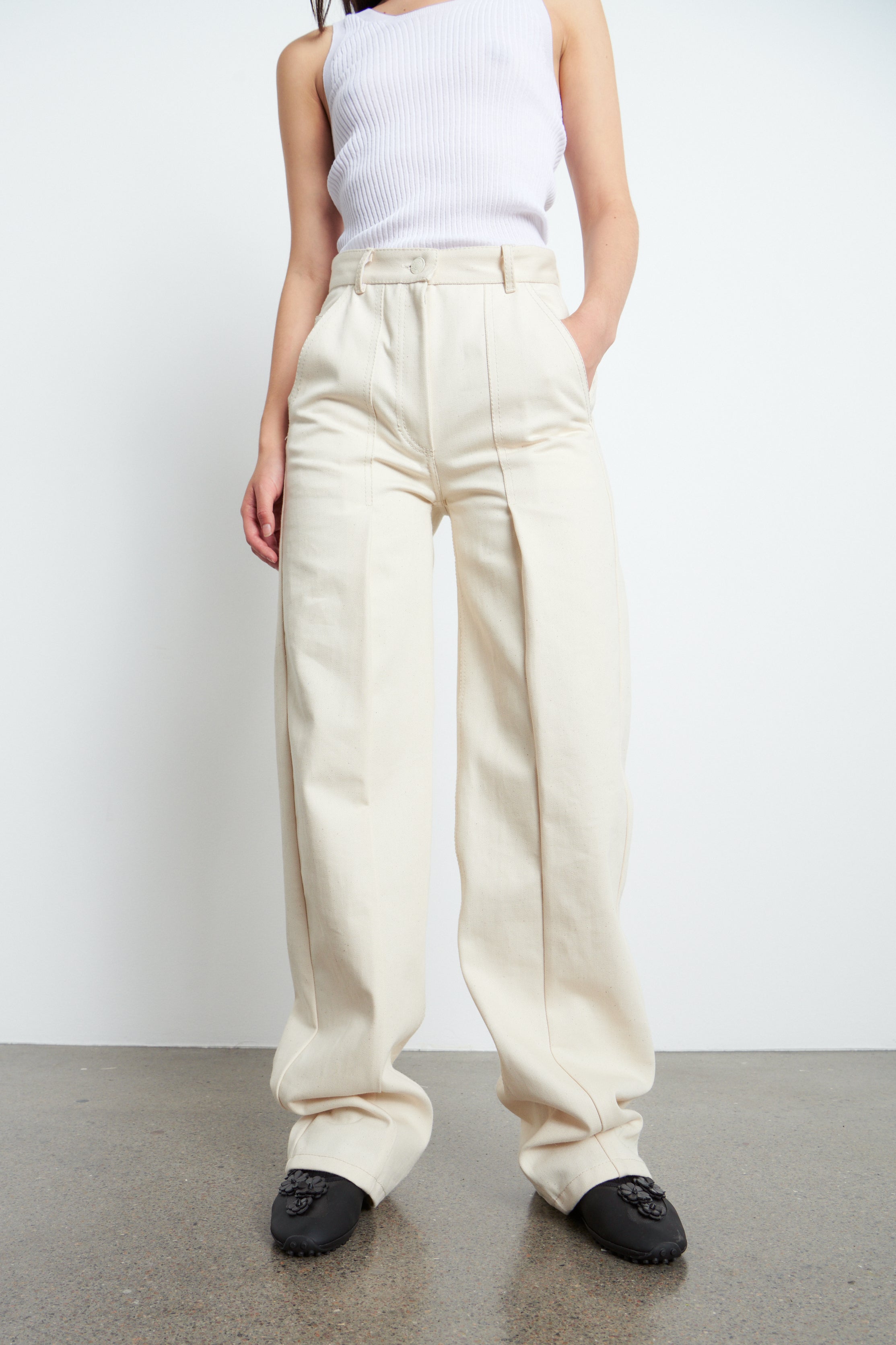 Sixta Trousers Ecru