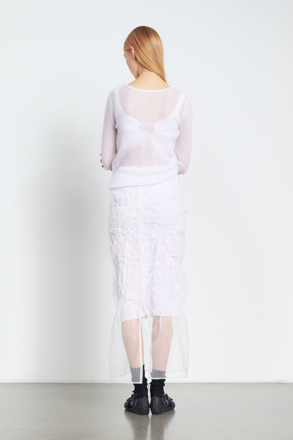 UNIVERSE | SKIRT DENALI EMBROIDERY WHITE
